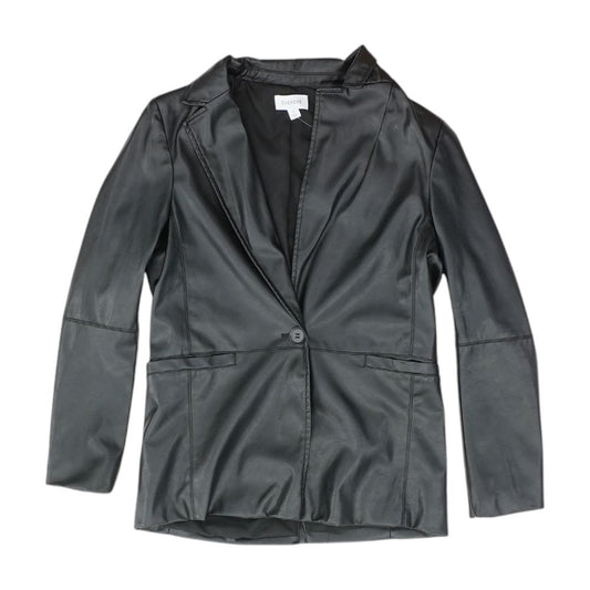 Black Faux Leather Jacket