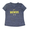 Navy Milwaukee Brewers Active T-Shirt