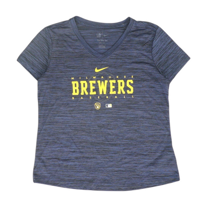 Navy Milwaukee Brewers Active T-Shirt
