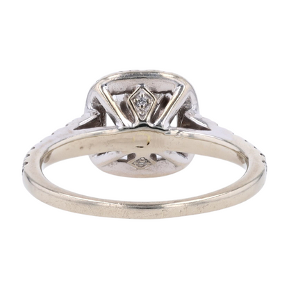 1/2 ctw 14K White Gold Diamond Engagement Ring