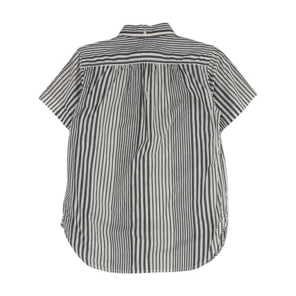 Gray Striped Button Down