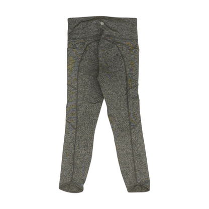 Charcoal Striped Active Leggings