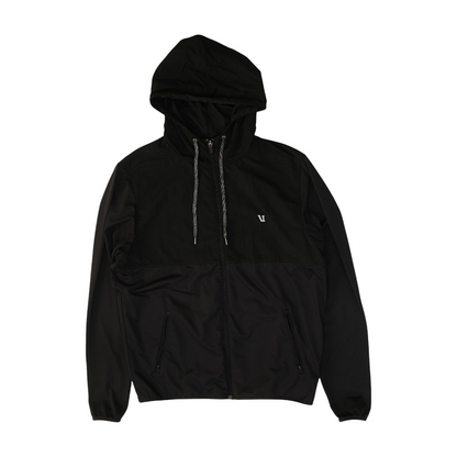 Black Solid Active Jacket