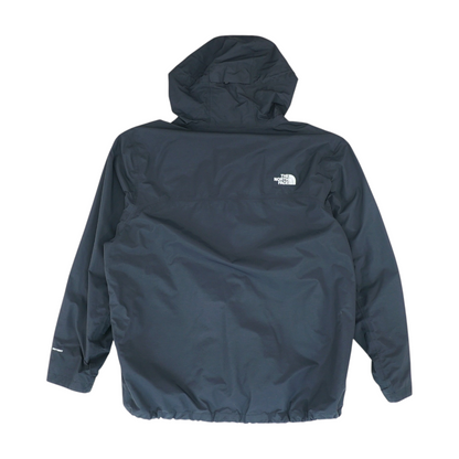 Black Solid Rain Jacket