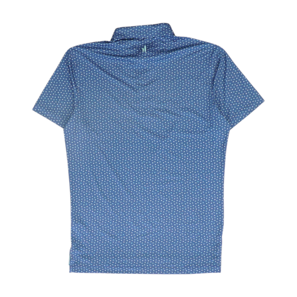 Blue Print Short Sleeve Polo