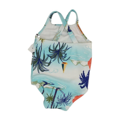 Blue Tropical One-Piece