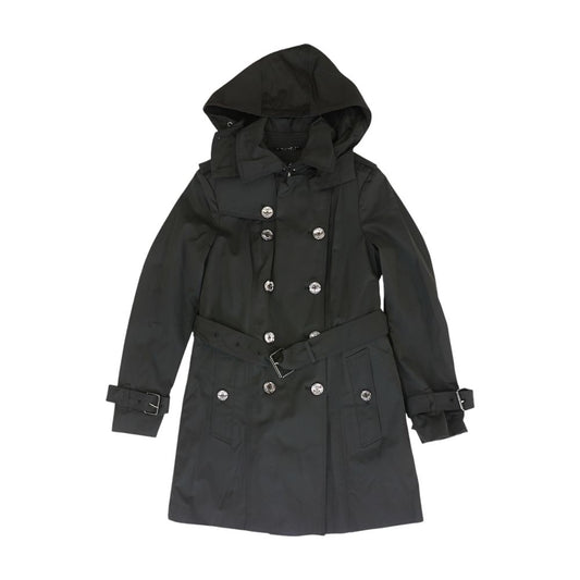 Black Solid Rain Jacket