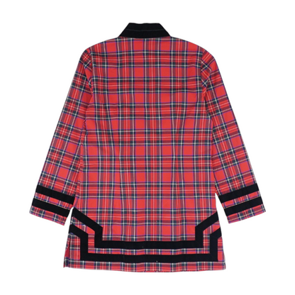Red Plaid Blouse
