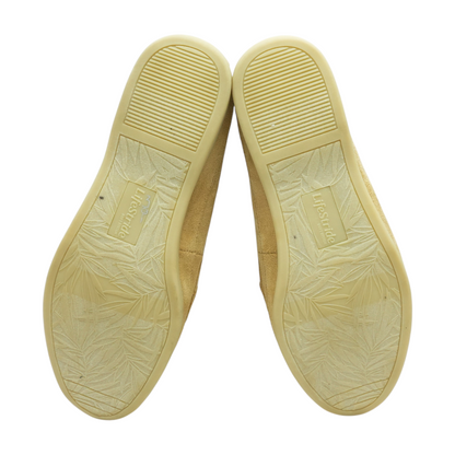 Tan Slip-On Flats