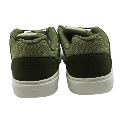 Green Lace Up Casual Shoes