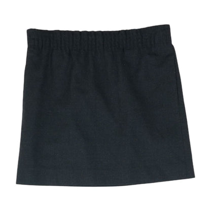 Charcoal Solid Mini Skirt