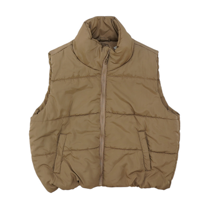 Brown Solid Vest
