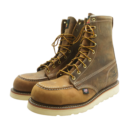 Brown American Heritage 6" Steel Toe Wedge Work Boot