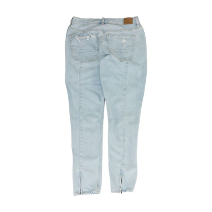 Blue High Rise Skinny Leg Jeans