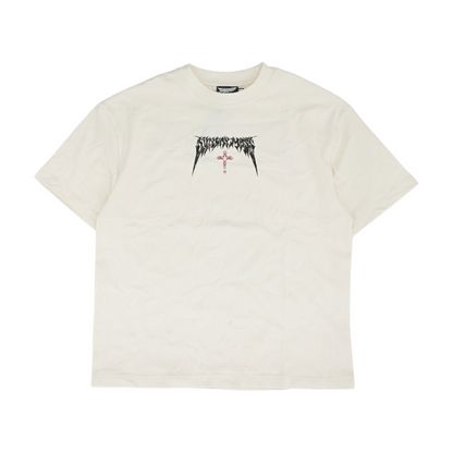 Beige Solid T-Shirt