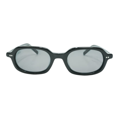 Black Psyche Oval Sunglasses