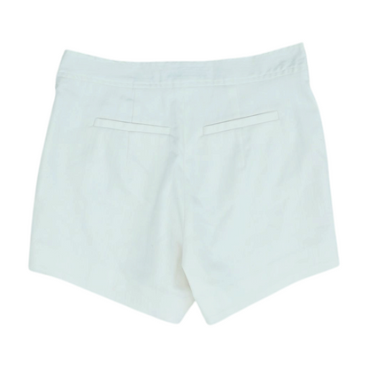 Ivory Solid Chino Shorts