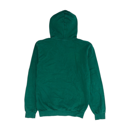 Green Solid Hoodie Pullover