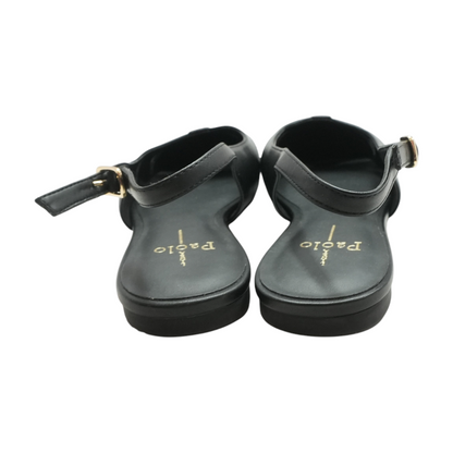 Black Slip-On Flats