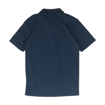 Navy Solid Short Sleeve Polo
