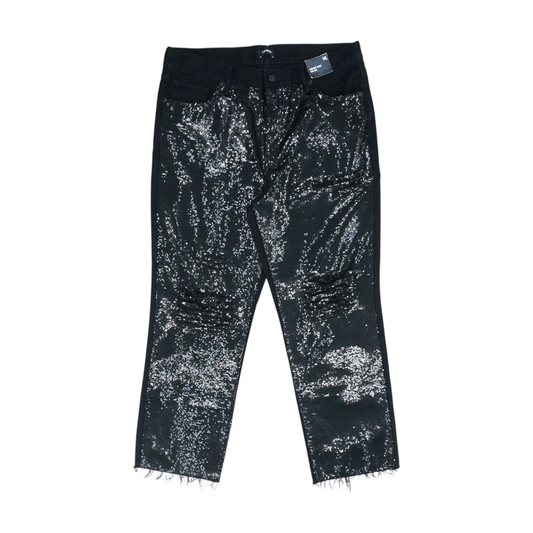 Black Long Straight Jeans