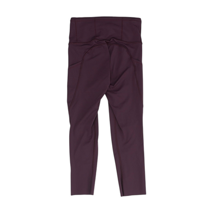 Maroon Active Leggings