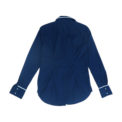 Navy Button Down