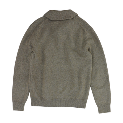 Gray Solid Pullover Sweater