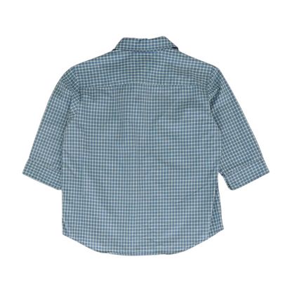Blue Plaid Button Down