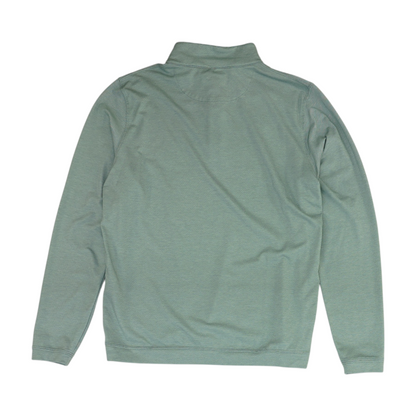 Green Solid 1/4 Zip Pullover