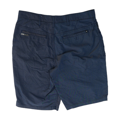 Navy Striped Active Shorts