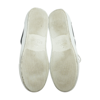 Gray Lace-Up Casual Shoes