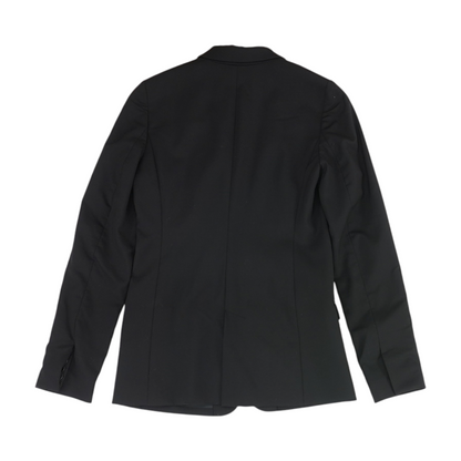 Black Solid Blazer