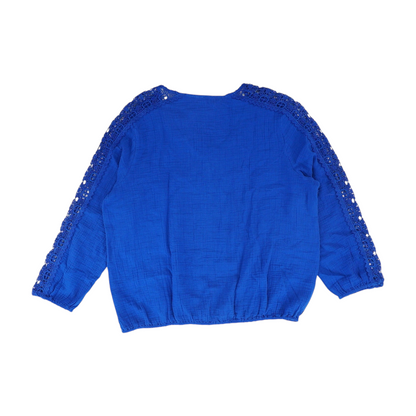 Blue Plus Blouse