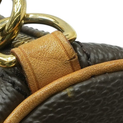 Brown Pochette Papillon in Monogram Coated Canvas