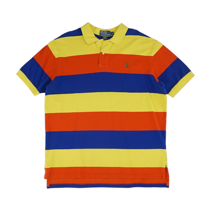 Multi Striped Short Sleeve Polo