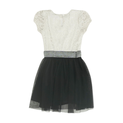 Black Color Block Dress