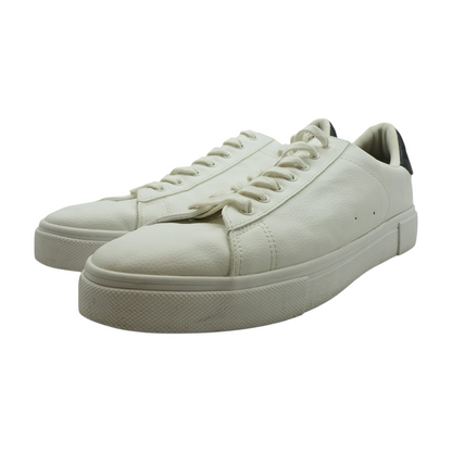 White Low-Top Athletic Shoes
