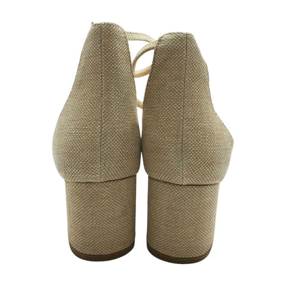 Tan Block Heel Sandals