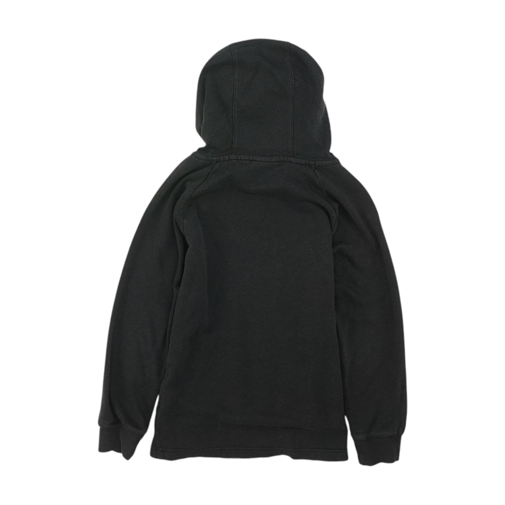 Black Solid Hoodie Pullover