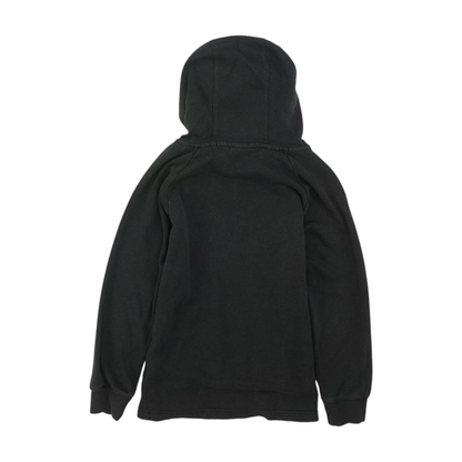 Black Solid Hoodie Pullover