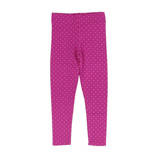 Magenta Polka Dot Leggings