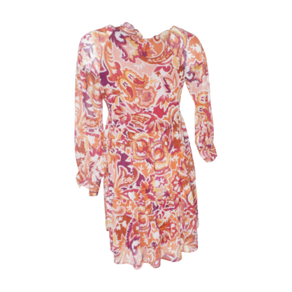 Multi Print Midi Dress