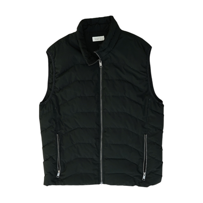 Black Solid Active Vest