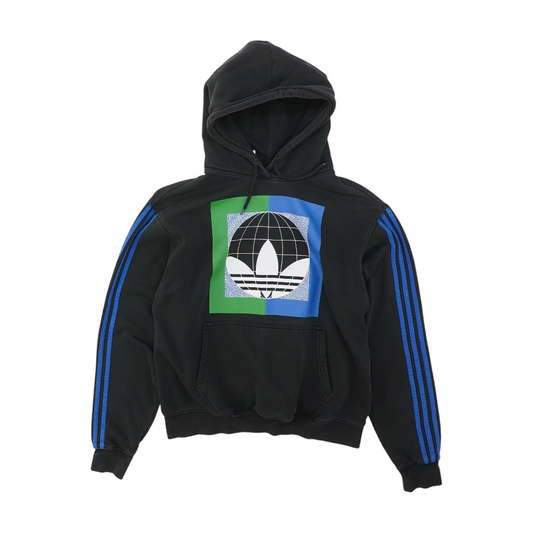 Black Solid Hoodie Pullover