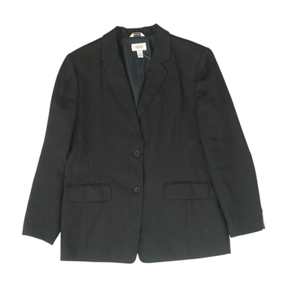 Black Solid Blazer
