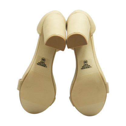 Tan Block Heels