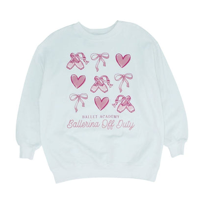 White Graphic Sweatshirt