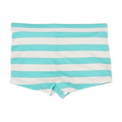 Green Striped Swim Bottom