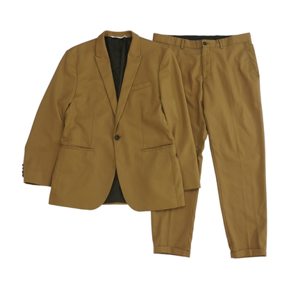 Tan Solid Suit